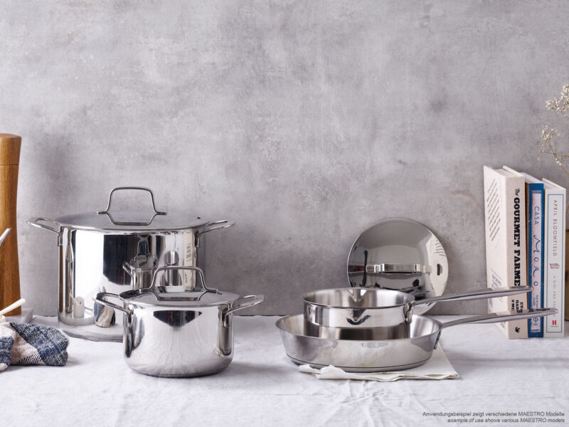 Rodensa 16cm Stainless Steel Saucepan with Lid – 1.6L Capacity - Image 7