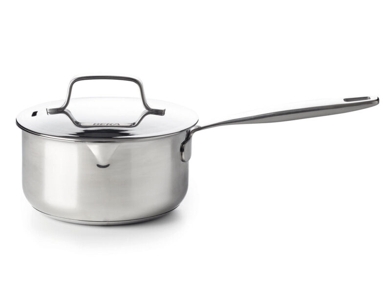 Rodensa 16cm Stainless Steel Saucepan with Lid – 1.6L Capacity - Image 3