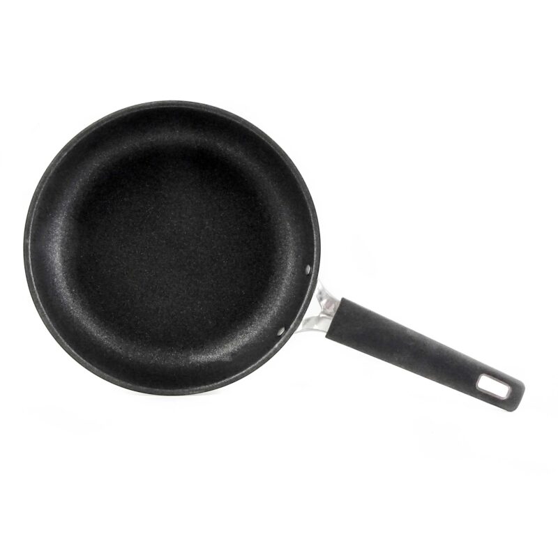 Rodensa 24cm Titanium Diamond Non-Stick Stainless Steel Frying Pan with Silicone Handle - Image 5