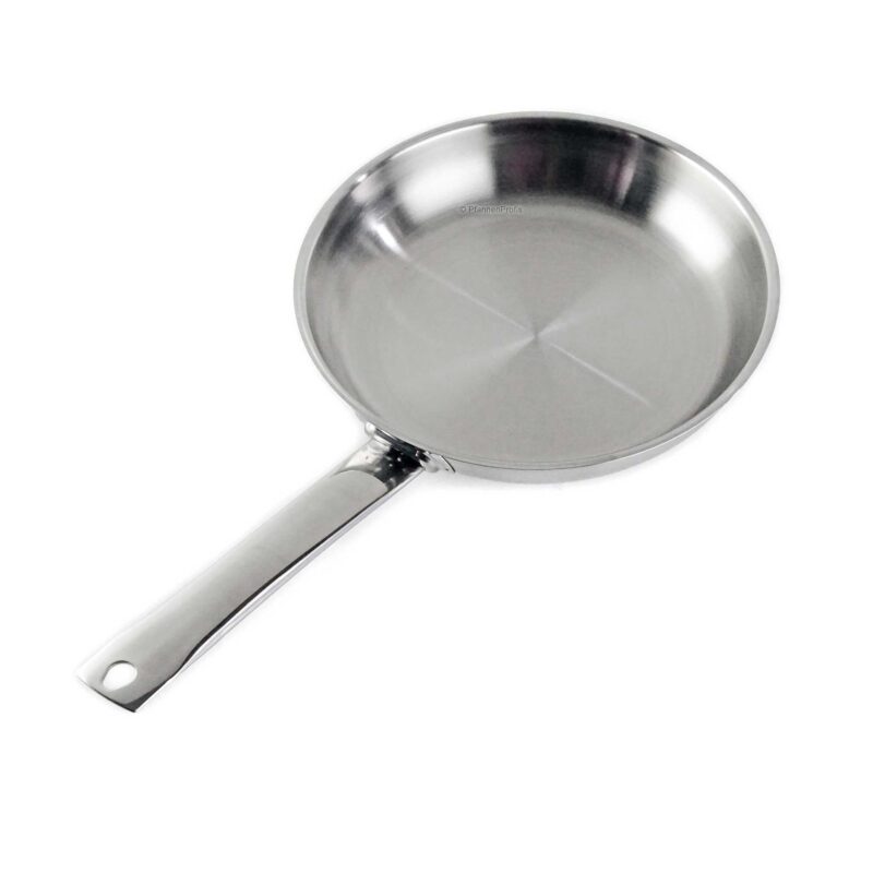 Rodensa 24cm Professional Stainless Steel Frying Pan – Uncoated Skillet