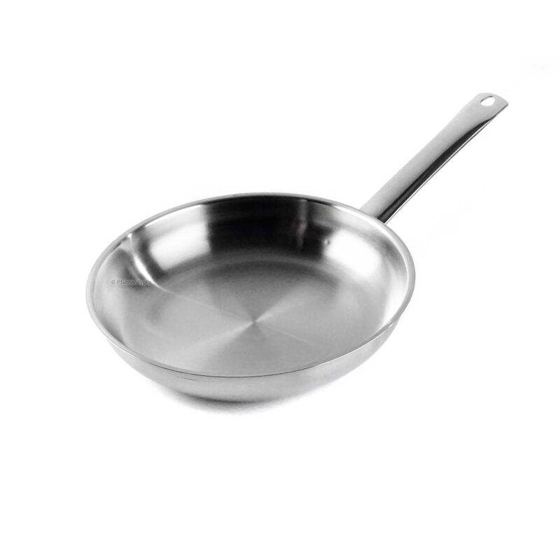 Rodensa 24cm Professional Stainless Steel Frying Pan – Uncoated Skillet - Image 4