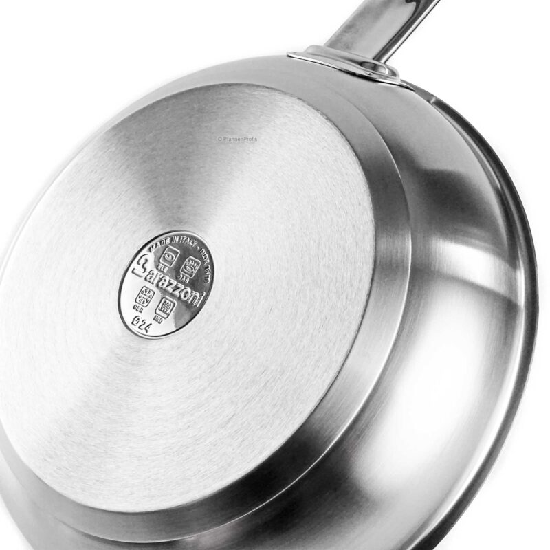 Rodensa 24cm Professional Stainless Steel Frying Pan – Uncoated Skillet - Image 6