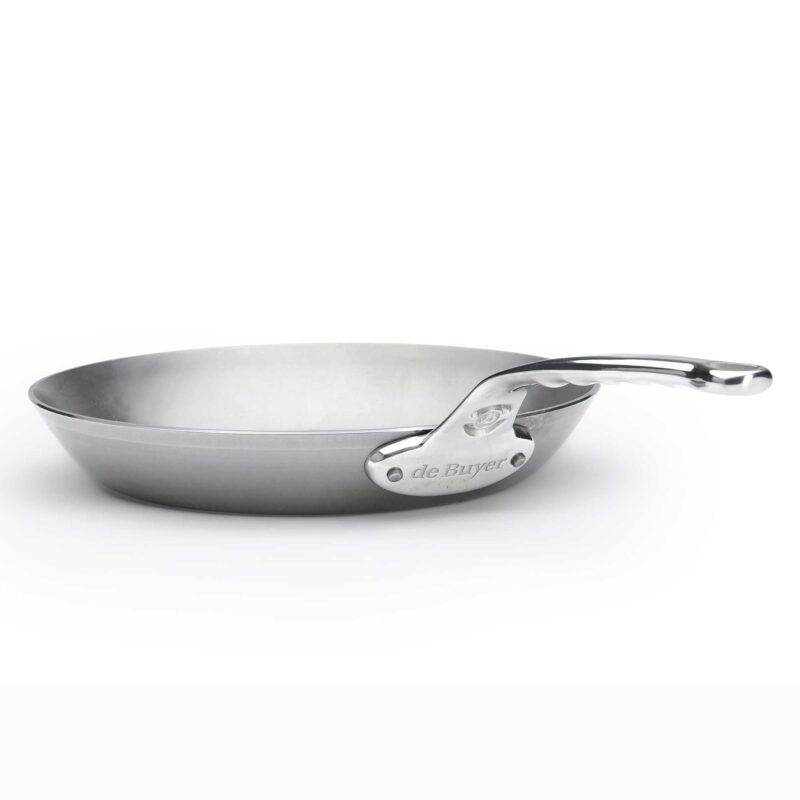 Rodensa 28cm Oven-Safe Carbon Steel Mineral B Pro Frying Pan with Stainless Steel Handle - Image 4