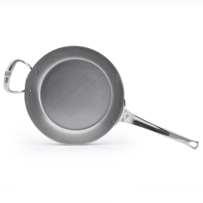 Rodensa 32cm Oven-Safe Carbon Steel Mineral B Pro Frying Pan with Stainless Steel Handle - Image 4