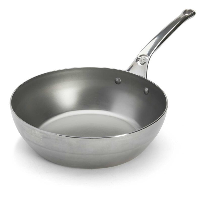 Rodensa 28cm Carbon Steel Mineral B Pro Frying Pan – High-Edge Oven-Safe Skillet