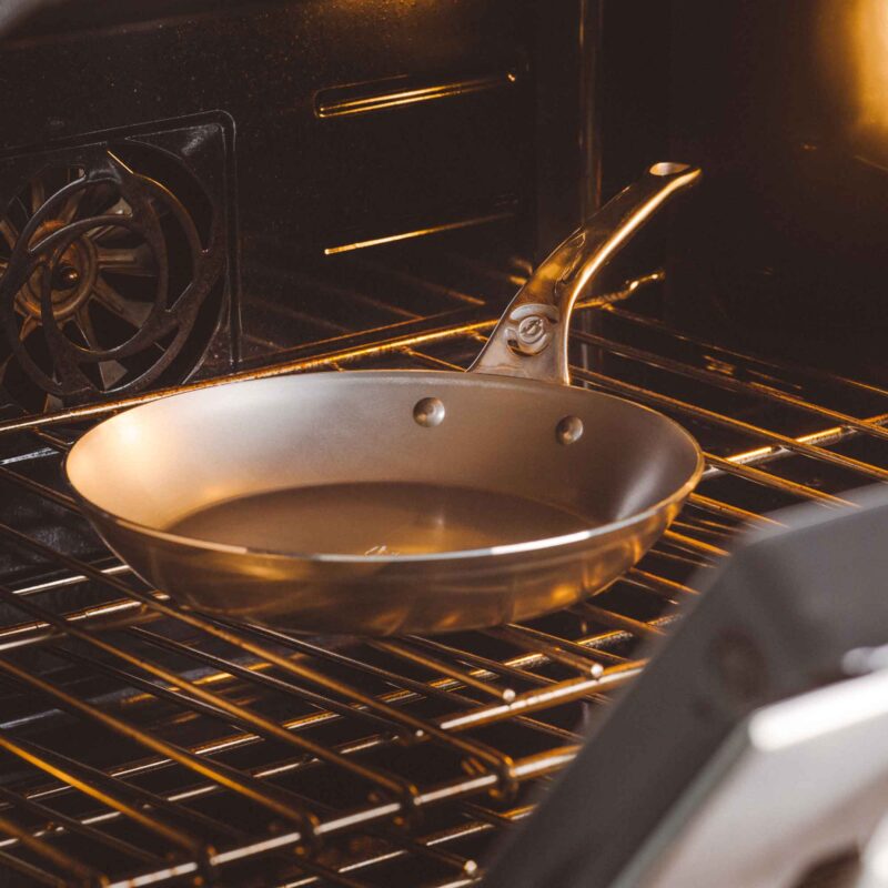 Rodensa 24cm Oven-Safe Carbon Steel Mineral B Pro Frying Pan with Stainless Steel Handle - Image 6